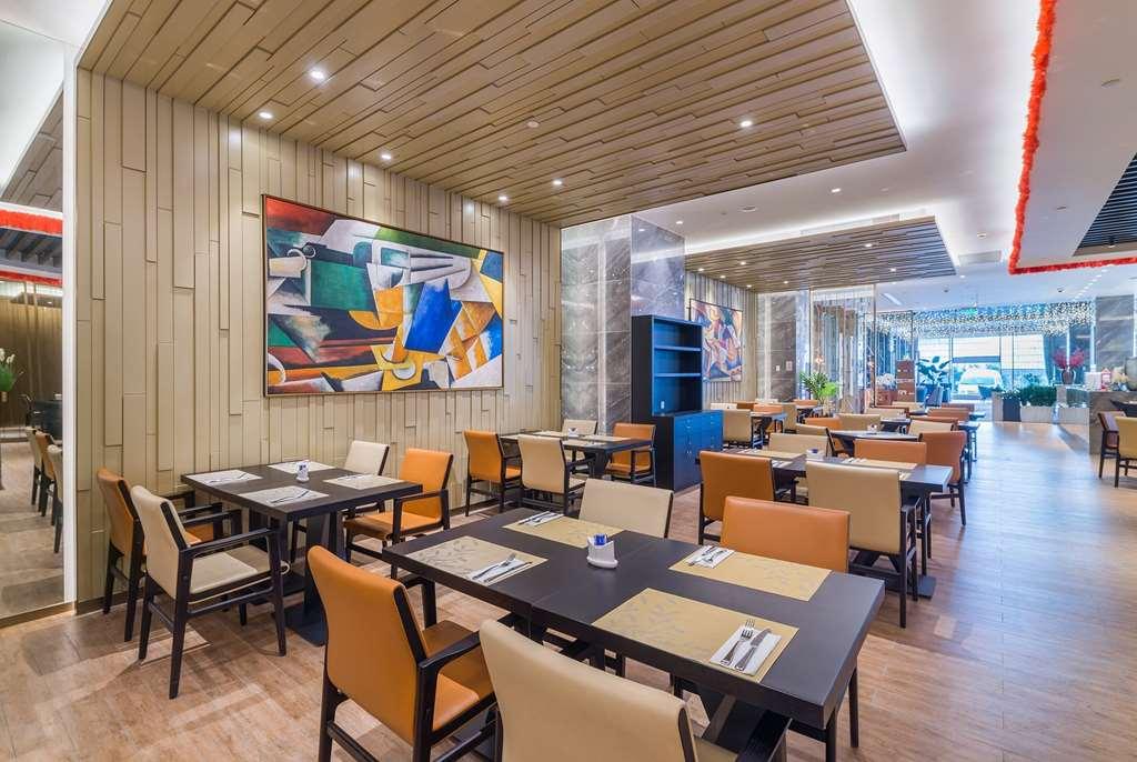 Howard Johnson Wyndham Leonora Plzaz Şanghay Restoran fotoğraf